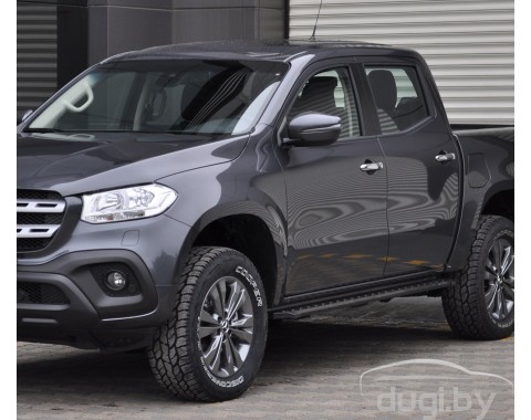 Пороги алюминиевые "Northstar Chrome" для X-Class.